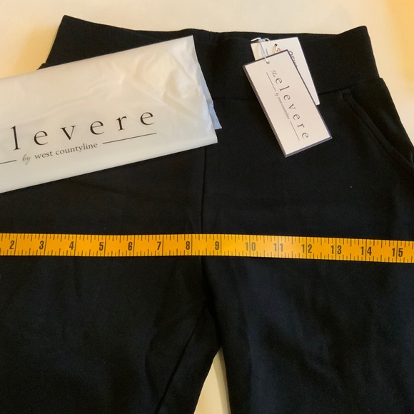 Premium Low Rise Jogger Bamboo Blend Oeko-Tex Cert XS 27”Inseam BLK NWT Women’s - Picture 1 of 7